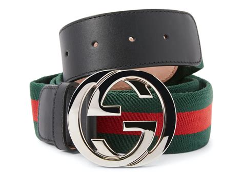 gucci green and red stripe|web belt with g buckle.